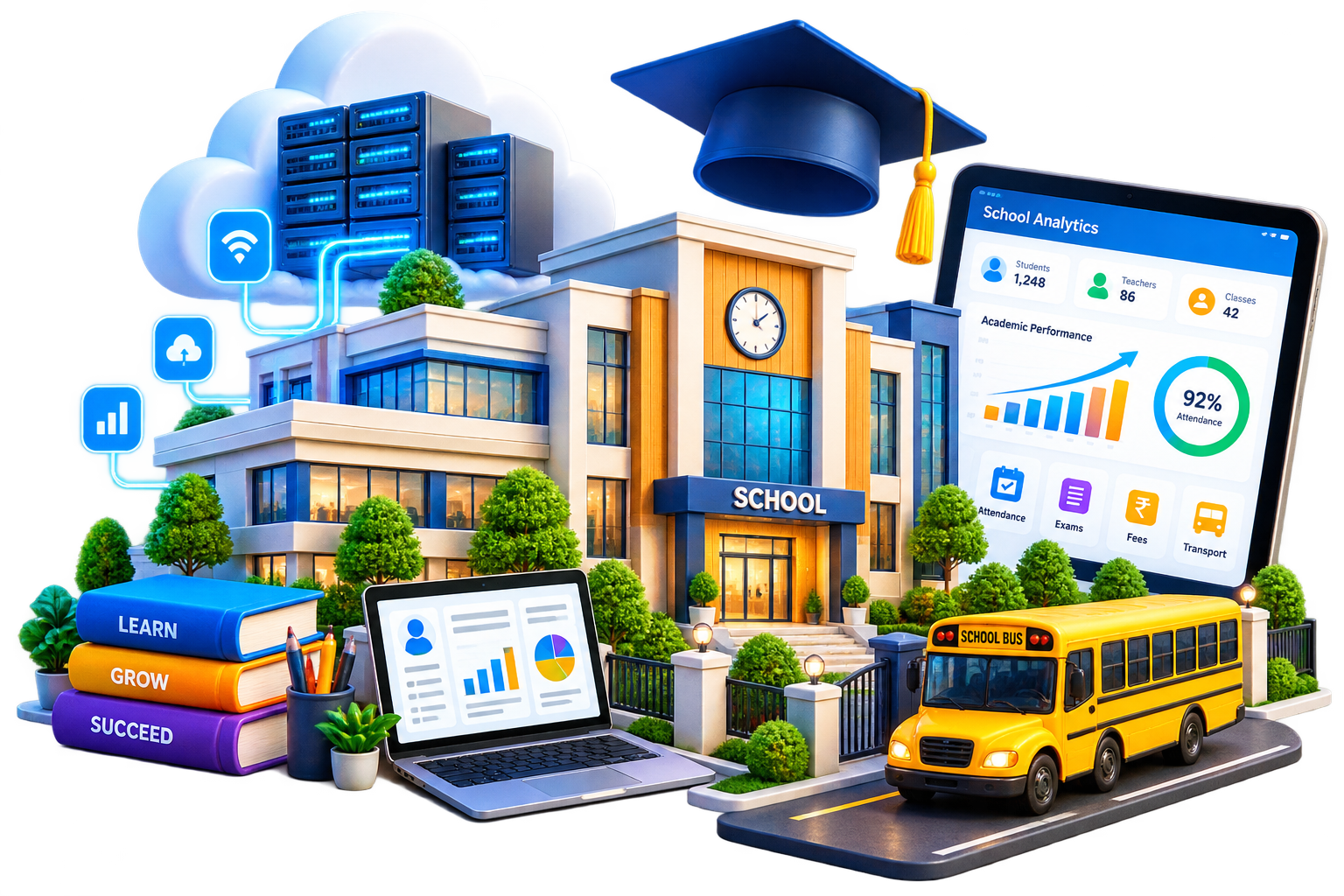 School Axis Connected Campus