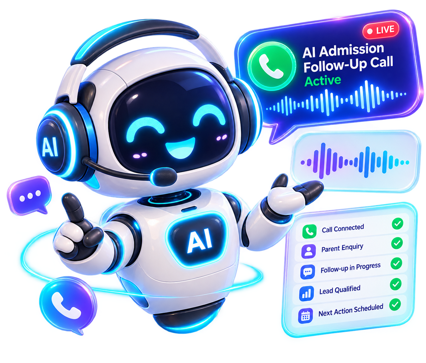 Autonomous Voice AI Calling Robot