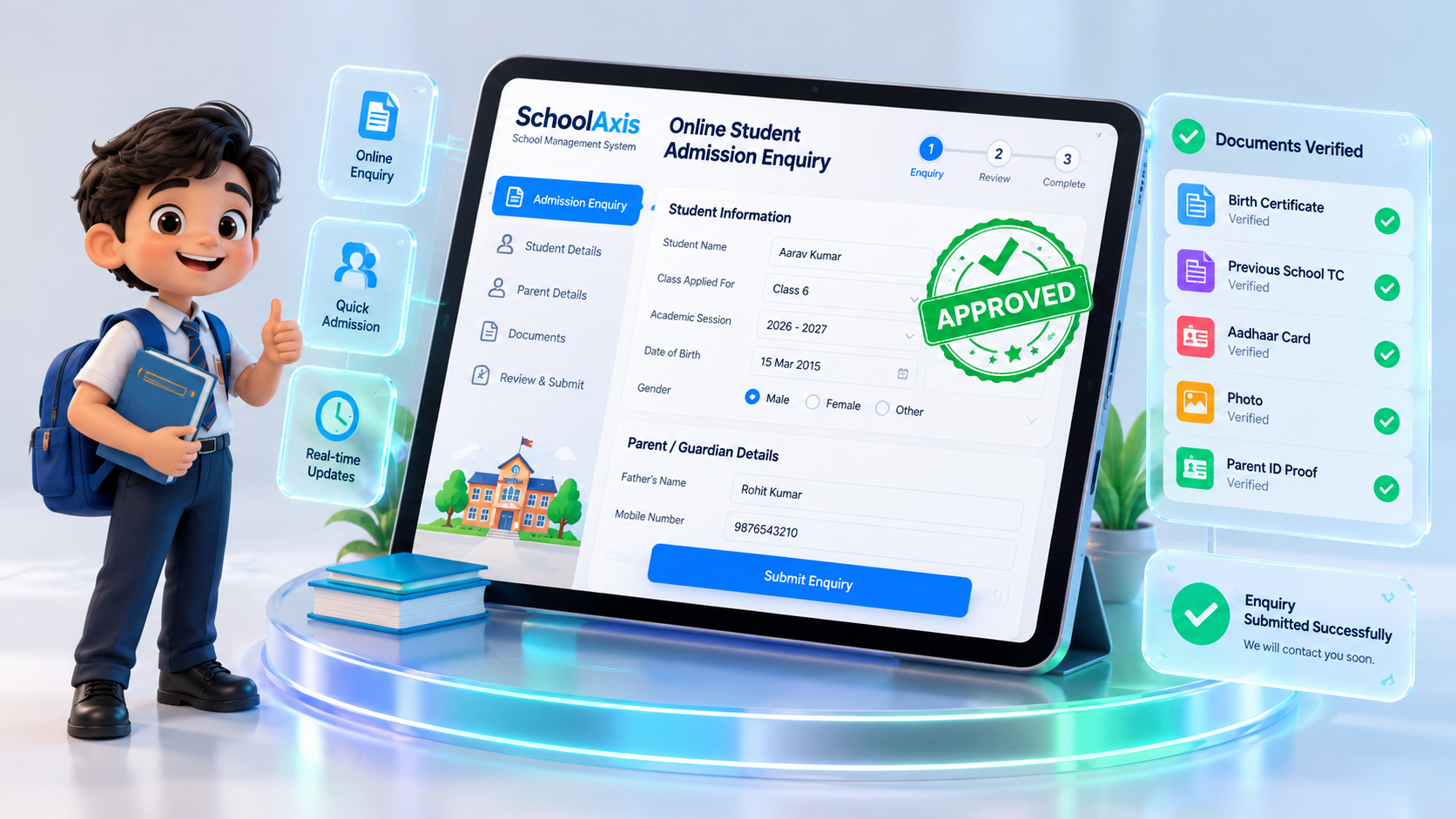 Online Admission and Enquiry System