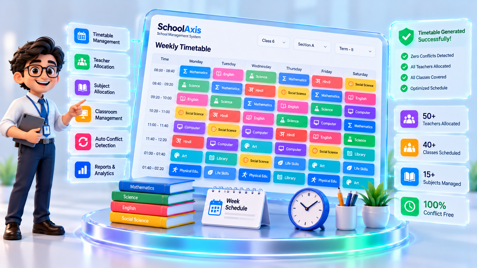 AI Timetable Generation Interface