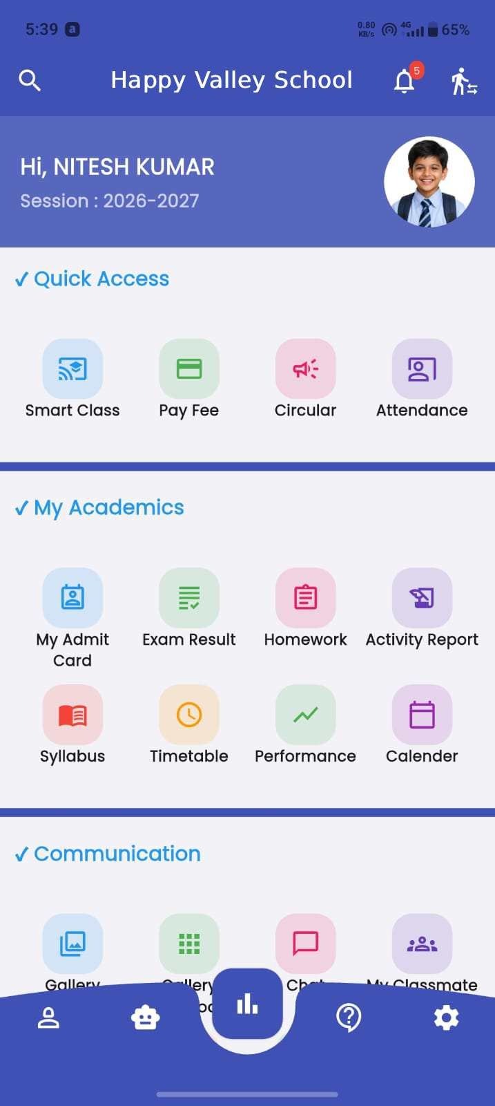 School Axis Student & Parent App